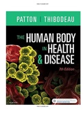 The Human Body in Health & Disease 7th Edition Patton Thibodeau Test Bank ISBN: 9780323402101 | Complete Guide A+