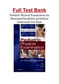 Pediatric Physical Examination An Illustrated Handbook 3rd Edition Duderstadt Test Bank