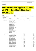 01- NIHSS-English Group A-V3 - 1st Certification RATED A  2022
