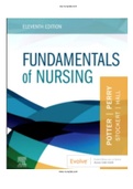 Test Bank For Fundamentals of Nursing 11th Edition Potter Perry ISBN: 978-0323810340 |Chapter 1-50 | Complete Guide Newest Version 2022