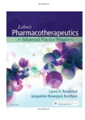 Lehne’s Pharmacotherapeutics for Advanced Practice Providers Burchum Rosenthal 1st Edition Test Bank ISBN-13: 9780323447836  |Complete Test Bank |ALL CHAPTERS.