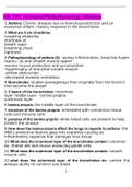 NR 507 Advanced Pathophysiology Midterm Exam QUESTIONS AND ANSWERS