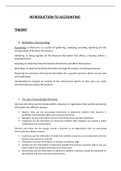 Lecture notes Basic accounting for non accountants (BKM11xo) 