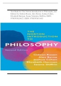 Test Bank for The Norton Introduction to Philosophy 2nd.pdf