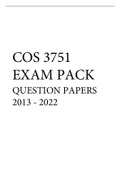 COS3751 - Exam Question Papers - 2013 - 2022