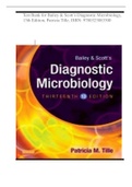 Test Bank for Bailey & Scott’s Diagnostic Microbiology,  13th Edition