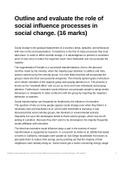 AQA A-level Social Influence. All 16 Marker Model Answers