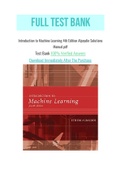 Introduction to Machine Learning 4th Edition Alpaydin Solutions Manual