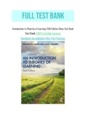 Introduction to Theories of Learning 10th Edition Olson Test Bank