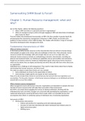 Samenvatting Strategy and Human Resource Management, ISBN: 9780333778203  Strategisch Human Resource Management FSWBM-6060 (FSWBM-6060)