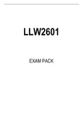 LLW2601 EXAM PACK 2024 SECOND SEMISTER 