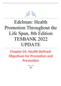 Edelman: Health Promotion Throughout the Life Span, 8th Edition