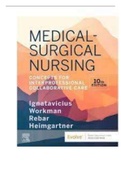  Medical Surgical Nursing 10th Edition Ignatavicius Workman Test Bank