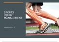 Sport unit 17- Assignment 1 (sports injury management) *Distinction*