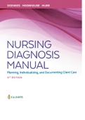NURSING DIAGNOSIS MANUAL Planning, Individualizing, and Documenting Client Care 6TH EDITION  EBOOK