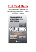 Fundamentals of Natural Gas Processing 3rd Edition Kidnay Solutions Manual