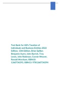 Test Bank for Hill’s Taxation of Individuals and Business Entities 2022 Edition, 13th Edition, Brian Spilker, Benjamin Ayers, John Barrick, Troy Lewis, John Robinson, Connie Weaver, Ronald Worsham