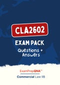 CLA2602 - Exam PACK (Questions&Answers) (+ Study NOtes).pdf
