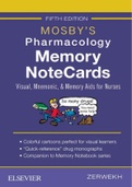 Mosby's Pharmacology Memory NoteCards Visual, Mnemonic, & Memory Aids for Nurses FIFTH EDITION