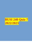 BUSI 240 Quiz 7 2022/2023