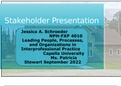 Stakeholder Presentation-Assessment 4
