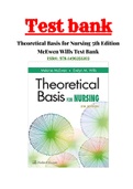 Theoretical Basis for Nursing 5th Edition McEwen Wills Test Bank| ISBN-13:9781496351203