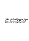 NURS 6660 - Psychiatric Mental Health Nurse Practitioner Role I: Child And Adolescent Final Complete Exam Latest- Questions And Verified Answers (Already Graded A+).