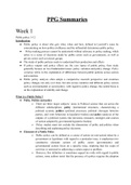 Public Policy and Governance extensive summary of assigned readings