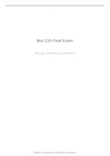 ANATOMY AND PHYSIOLOGY FINAL EXAM STUDY GUIDE LATEST 20222023
