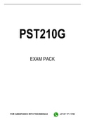 PST210G EXAM PACK 2022