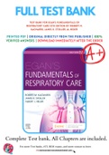 Test Bank For Egan's Fundamentals of Respiratory Care 12th Edition by Robert M. Kacmarek; James K. Stoller; Al Heuer 9780323511124 Chapter 1- 58 Complete Guide .