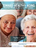 Test Bank For Ebersole & Hess' Toward Healthy Aging: Human Needs and Nursing Response 9th Edition by Theris A. Touhy,  Kathleen F Jett