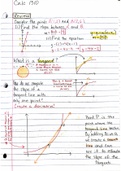 Calculus and Analytic Geometry Notes: Sections 2.1-4.9