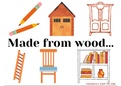 Fill in Blanks: Items Made from Wood | A Mini English Resource for Kids