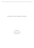 Primary Source Analysis of American Civil War