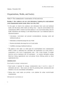 Organisations, media and society (OMS) - 2nd partial - All readings and lectures
