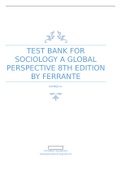 Test Bank for Sociology A Global Perspective 8th Edition by Ferrante.pdf