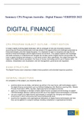 Summary CPA Program Australia - Digital Finance VERIFIED 2022 