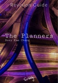 'The Planners' by Boey Kim Cheng - Study Guide 