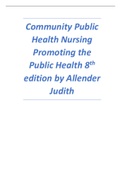 Community Public Health Nursing Promoting the Public Health 8th edition by Allender Judith.pdf