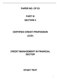 CERTIFIED CREDIT PROFESSION (CCP)