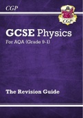 cgp aqa triple science physics revison guide 
