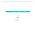 BSN C493 Task 2 Portfolio-scored 100% -2023-2024