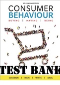 TESTBANK for Consumer Behaviour Buying, Having, and Being, 8th Canadian Edition. ISBN-10: 0134858328. 15 Chapters. (Complete Download). 544 Pages.