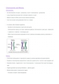 Grade 12 IEB Life science/biology strand 3: (3.2) Chromosomes and meiosis summary