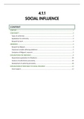 AQA A-level Psychology - 4.1.1 Social Influence