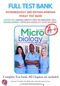 Test Bank Microbiology: Basic and Clinical Principles 2nd Edition By  Lourdes P. Norman-McKay Chapter 1-21 Updated Guide 2022 - 2023