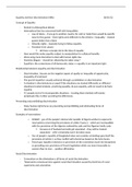 Lecture notes Human rights law - Equality and non discrimination