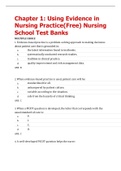 TEST BANK FOR CLINICAL NURSING SKILLS AND TECHNIQUES 10TH EDITION – BY ANNE GRIFFIN PERRY, PATRICIA