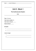 Exam (elaborations) Unit 5 -  Principles and Applications of Science II 